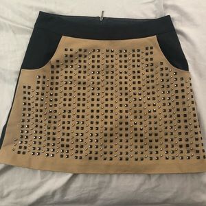 Beautiful mini nanette Lenore studded skirt